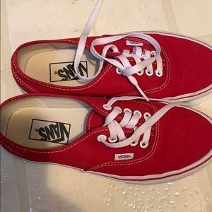 like new red vans